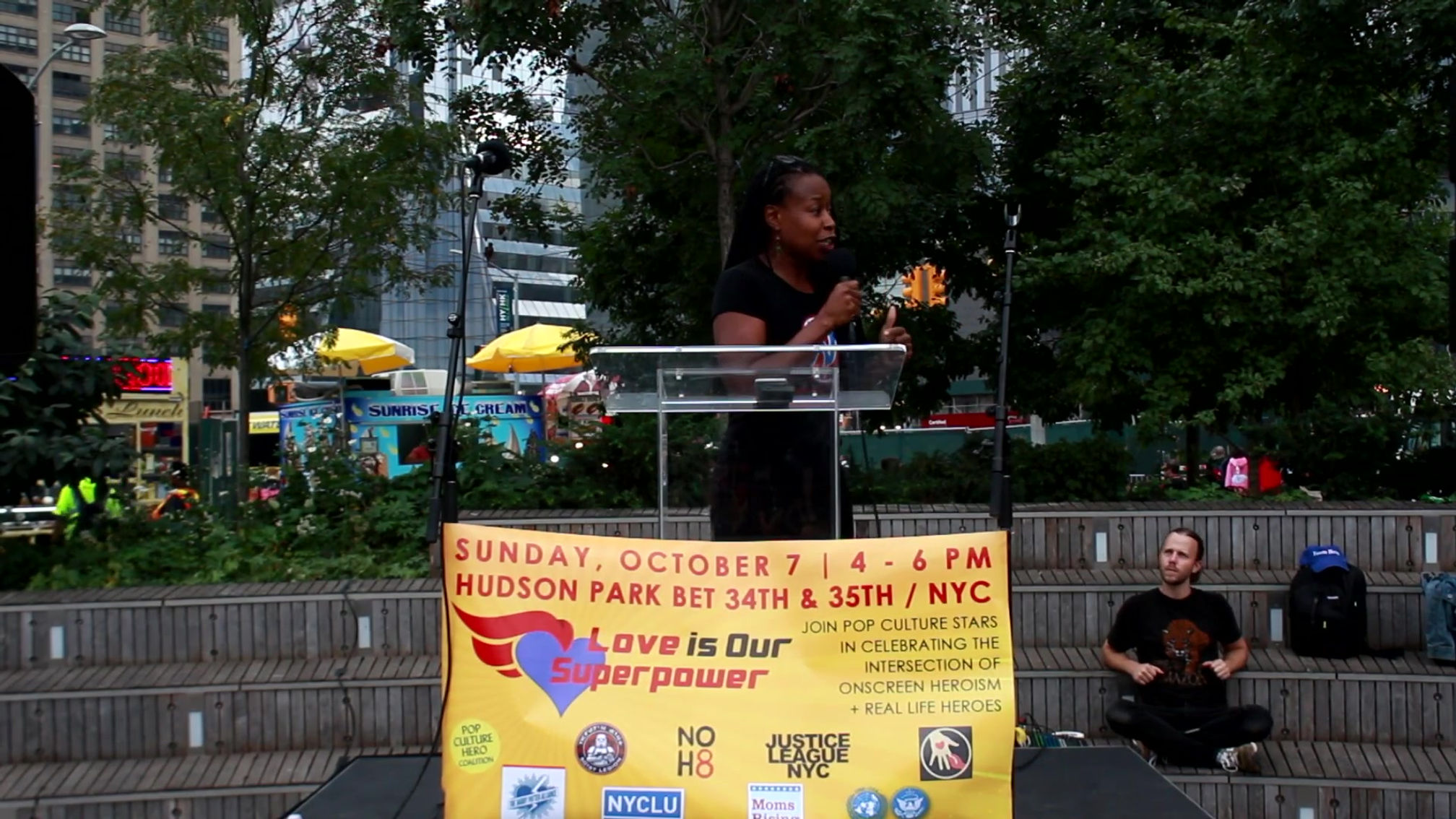 Monifa Bandele - Love is Our Superpower Rally